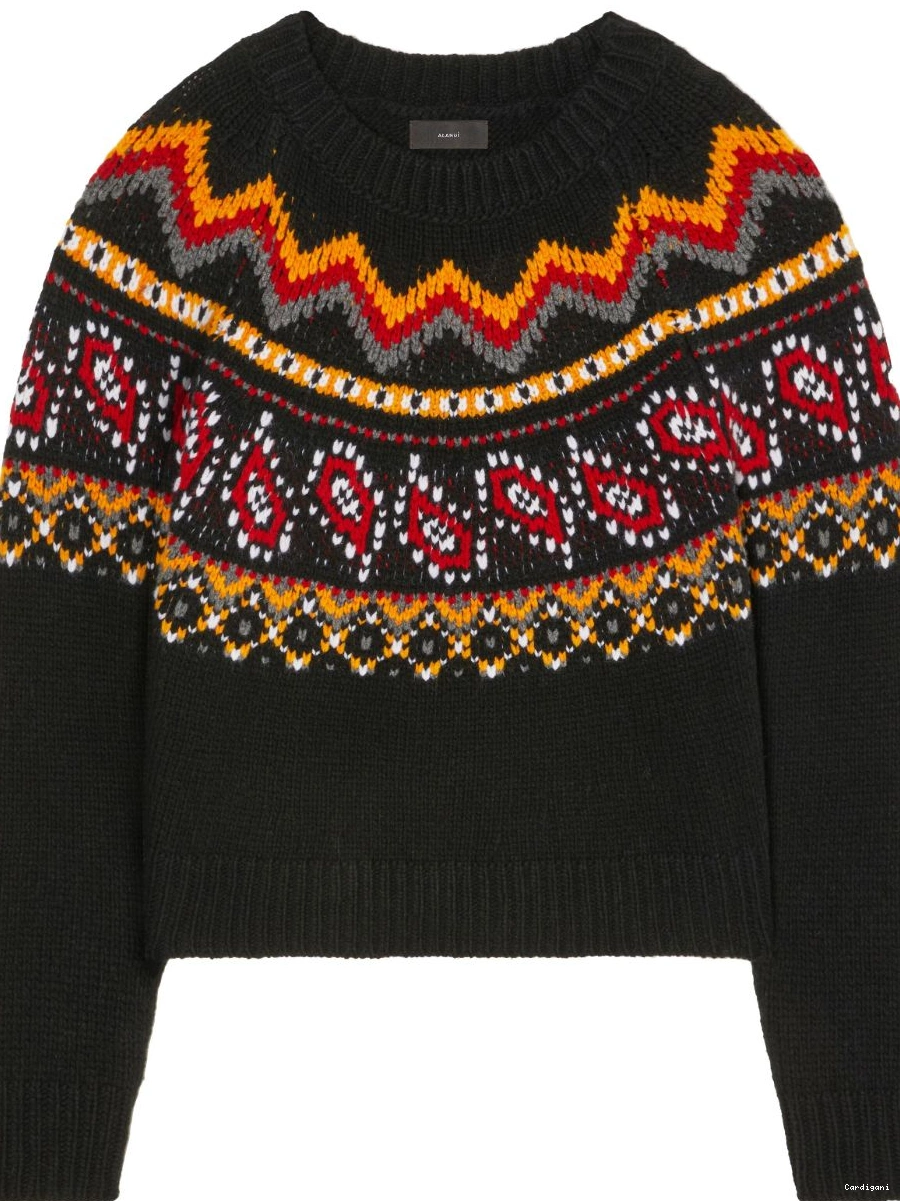 Cheap Antarctic Alanui Women Circle intarsia-knit jumper 0321