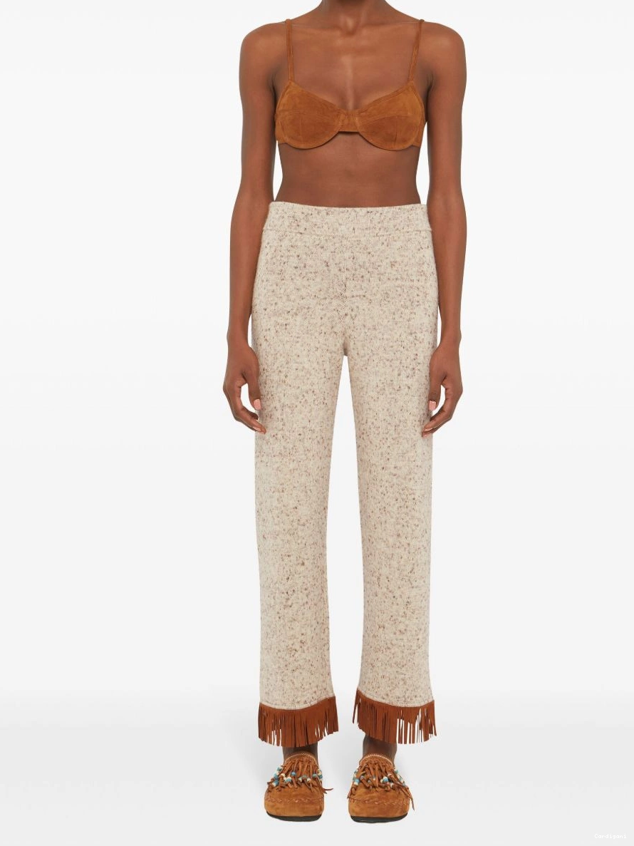 Cheap trousers Women fringe-detail Dreamscape Alanui 0319