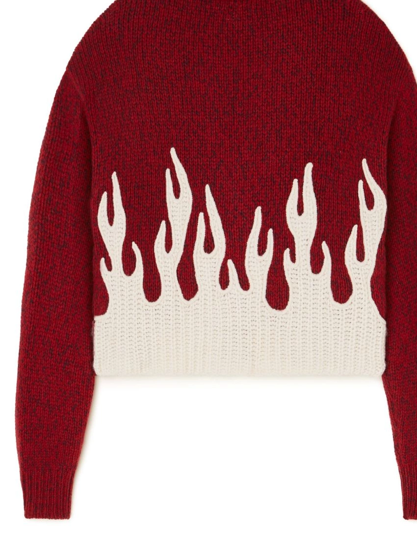 Cheap flame-motif Alanui cardigan cropped Women 0316
