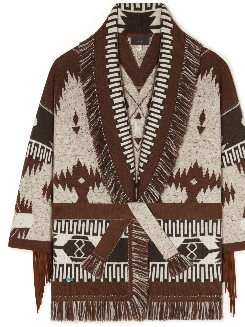 Cheap Alanui Women cardigan virgin-wool Dreamscape 0316