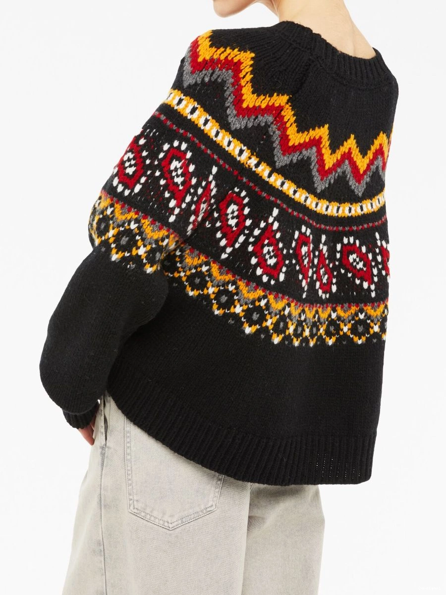 Cheap Antarctic Alanui Women Circle intarsia-knit jumper 0321
