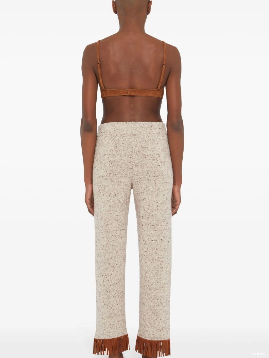 Affordable Alanui Dreamscape trousers Women fringe-detail 0318