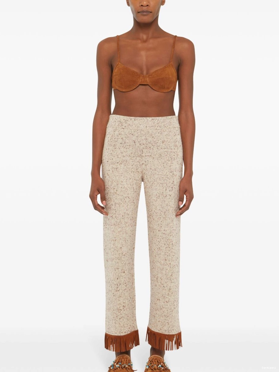 Affordable Alanui Dreamscape trousers Women fringe-detail 0318