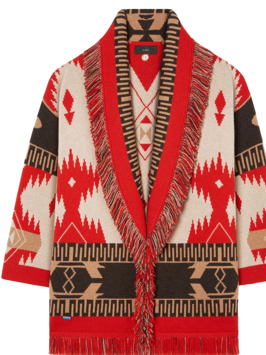 Affordable cardigan Women Icon jacquard cashmere Alanui 0319