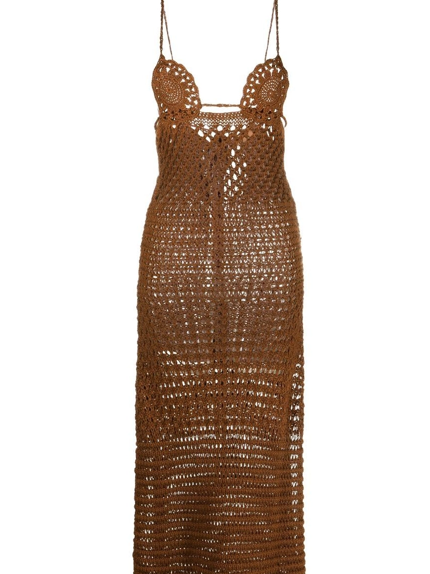 Affordable Nature Women Alanui dress Mother crochet 0320