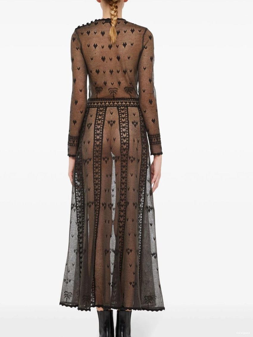 Cheap dress embroidered Women sheer Alanui 0315