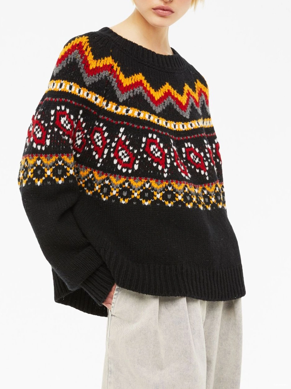 Cheap Antarctic Alanui Women Circle intarsia-knit jumper 0321