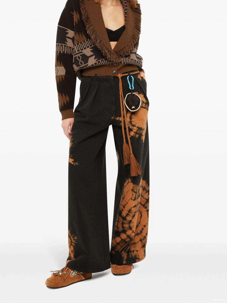 Cheap Alanui cardigan Women patterned-jacquard 0321