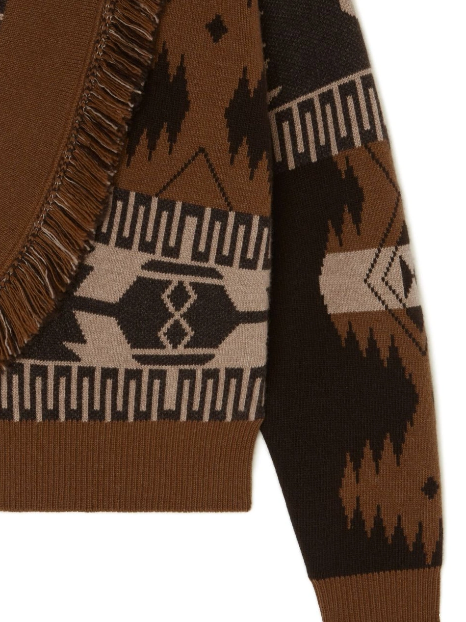 Cheap Alanui cardigan Women patterned-jacquard 0321