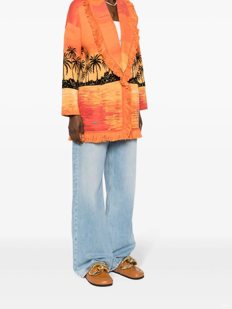 Cheap Keralda Alanui Women cardigan sunset-print 0316