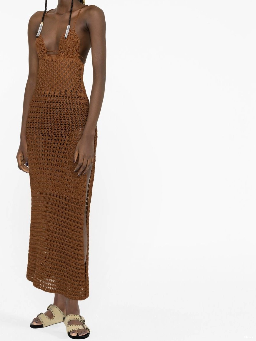 Affordable Nature Women Alanui dress Mother crochet 0320