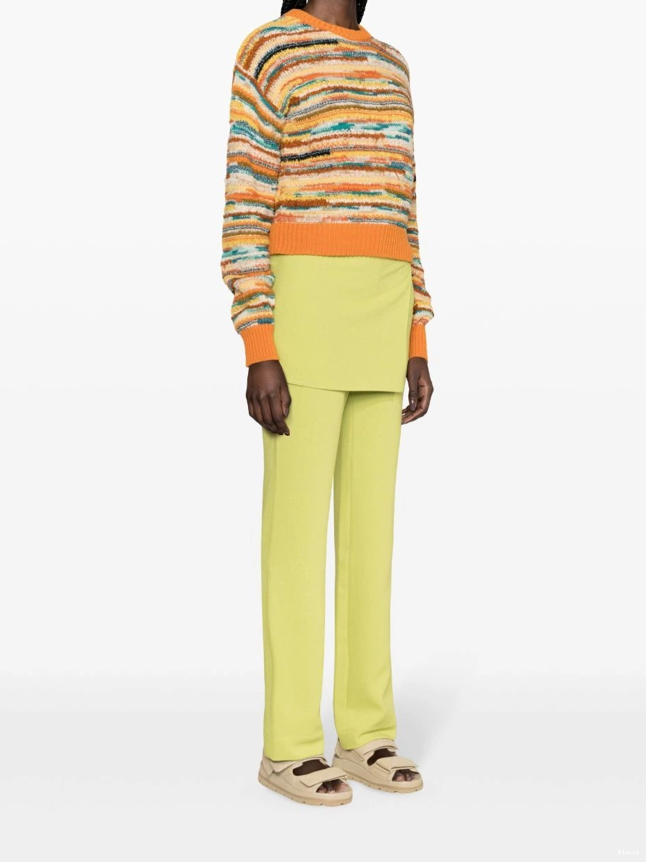 Affordable jumper striped intarsia-knit Alanui Women Madurai 0316