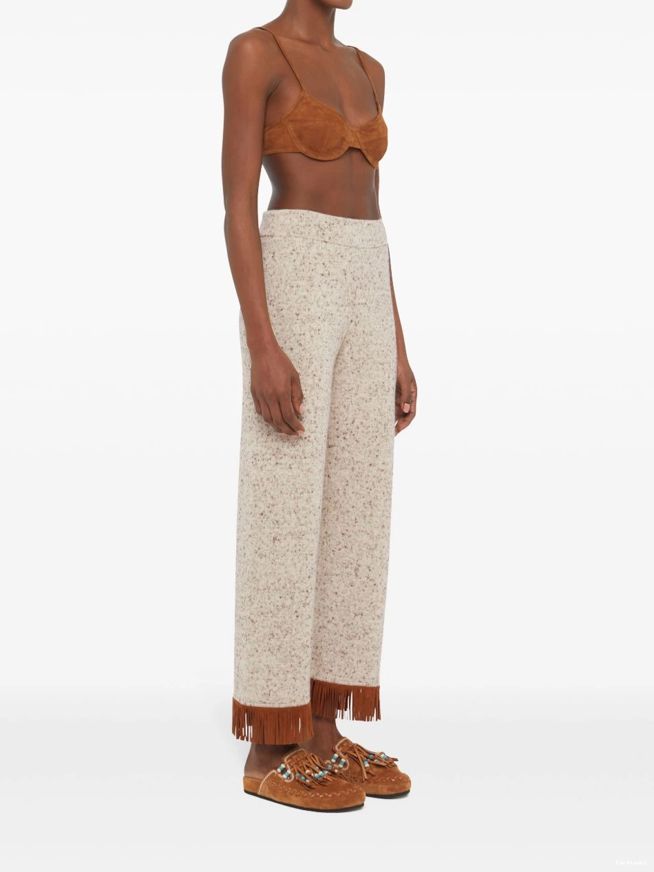 Cheap trousers Women fringe-detail Dreamscape Alanui 0319
