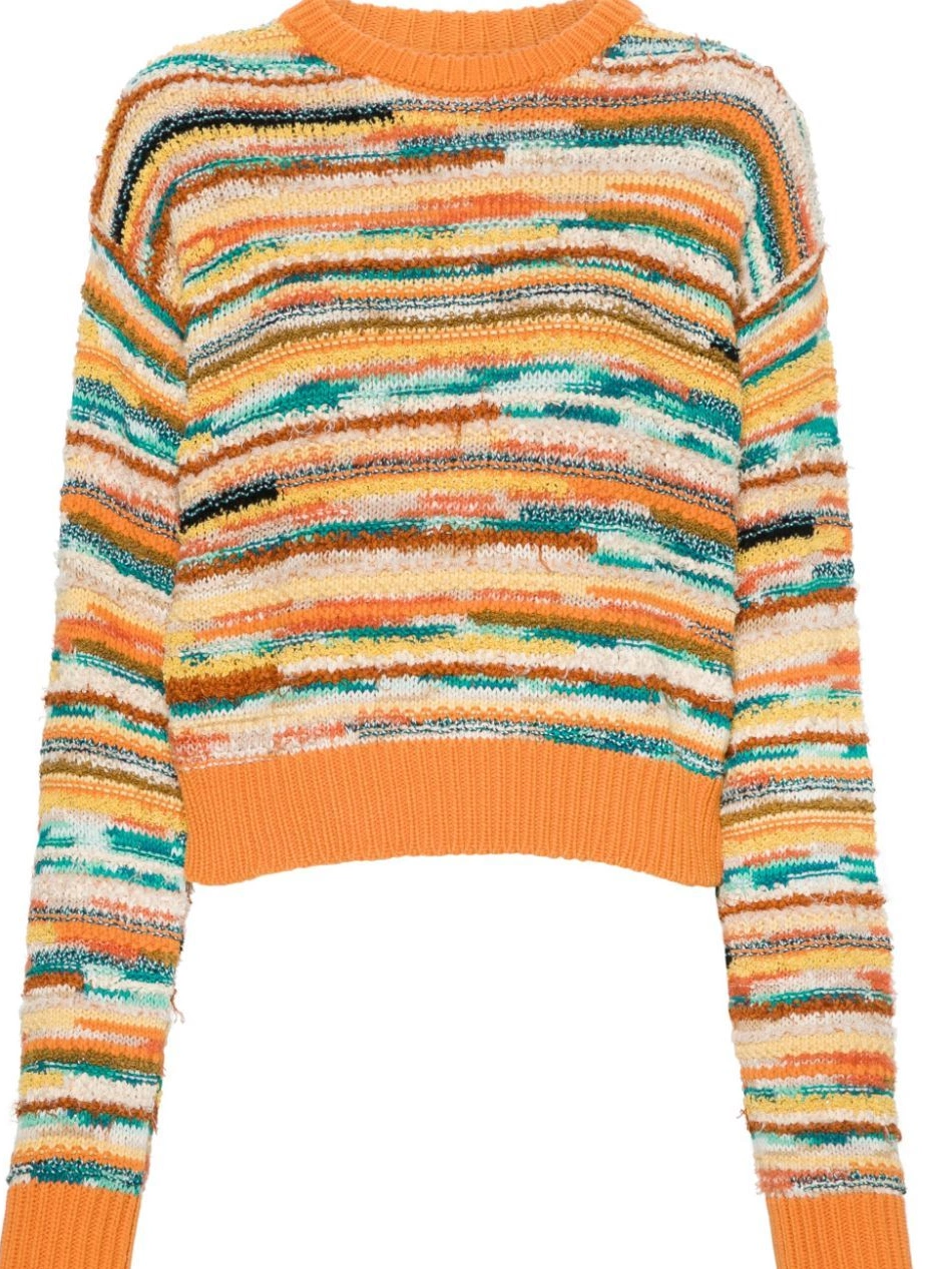jumper striped intarsia-knit Alanui Women Madurai 0316