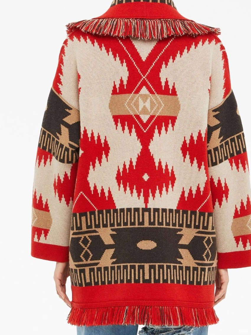 Affordable cardigan Women Icon jacquard cashmere Alanui 0319